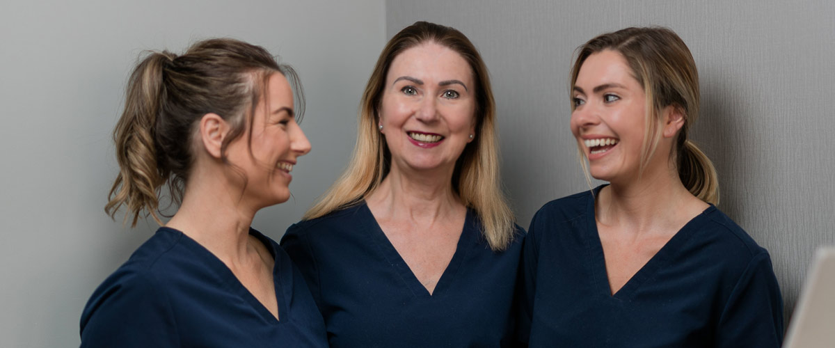 Vicky, Ruth and Ellen at the Laser Clinic